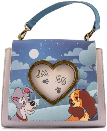 Sac à bandoulière La Belle et le Clochard Ciment Humide Loungefly