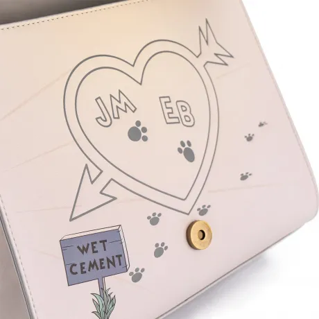 Sac à bandoulière La Belle et le Clochard Ciment Humide Loungefly