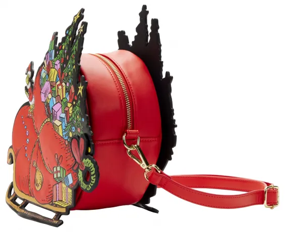 Sac à bandoulière Le Traineau du Grinch Loungefly