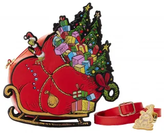 Sac à bandoulière Le Traineau du Grinch Loungefly