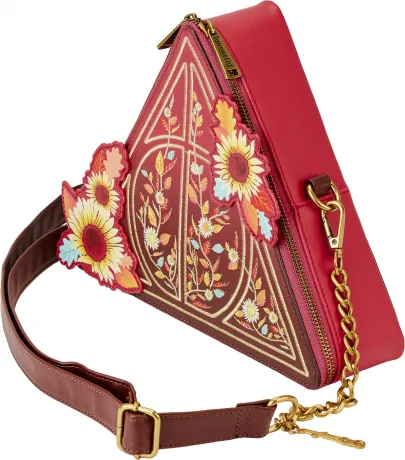 Sac à bandoulière Les Reliques de la Mort Feuilles d&#039;Automne Loungefly