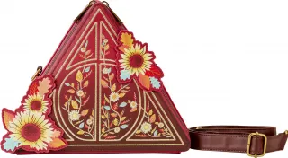 Sac à bandoulière Les Reliques de la Mort Feuilles d&#039;Automne Loungefly