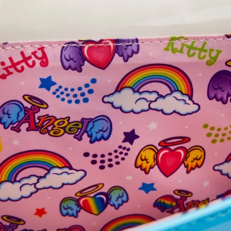 Sac à bandoulière Lisa Frank Angel Kitty Loungefly
