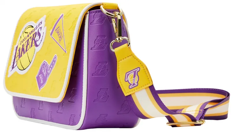 Sac à bandoulière Los Angeles Lakers Patch Icons Loungefly