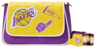 Sac à bandoulière Los Angeles Lakers Patch Icons Loungefly