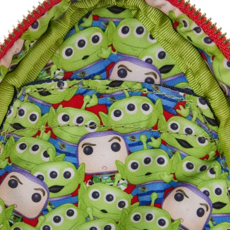 Sac à bandoulière Machine à Pince Fusée Pizza Planet Pop! by Loungefly avec Buzz l&#039;Éclair Funko Pop (Bundle) Loungefly