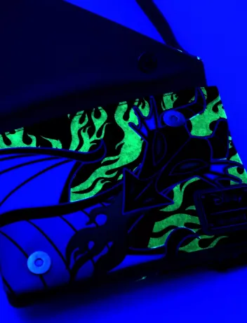 Sac à bandoulière Maléfique moitié Dragon Glow Loungefly