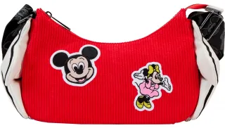 Sac à bandoulière Mickey et Minnie Mouse Gants Classiques Disney 100 Loungefly