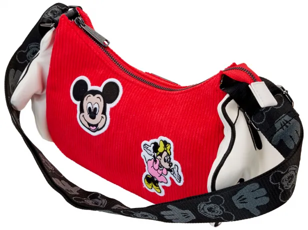 Sac à bandoulière Mickey et Minnie Mouse Gants Classiques Disney 100 Loungefly