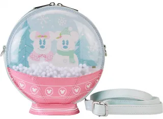 Sac à bandoulière Mickey et ses Amis Boule à Neige Pastel Loungefly