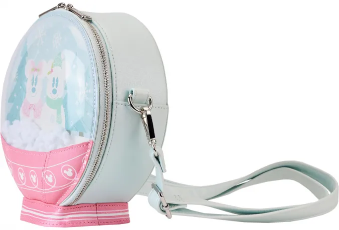 Sac à bandoulière Mickey et ses Amis Boule à Neige Pastel Loungefly