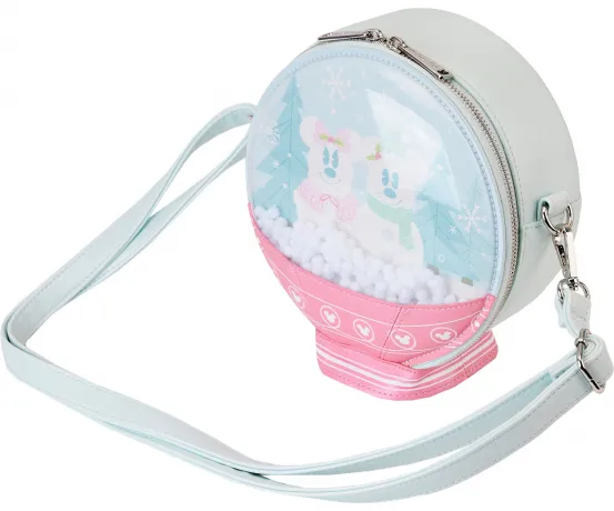 Sac à bandoulière Mickey et ses Amis Boule à Neige Pastel Loungefly