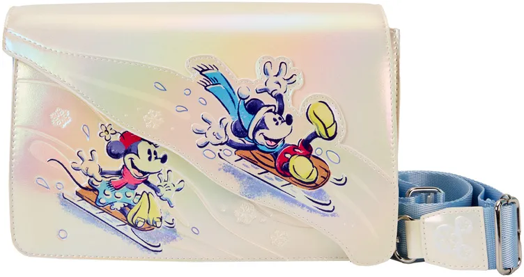 Sac à bandoulière Mickey et ses Amis Hiver Loungefly