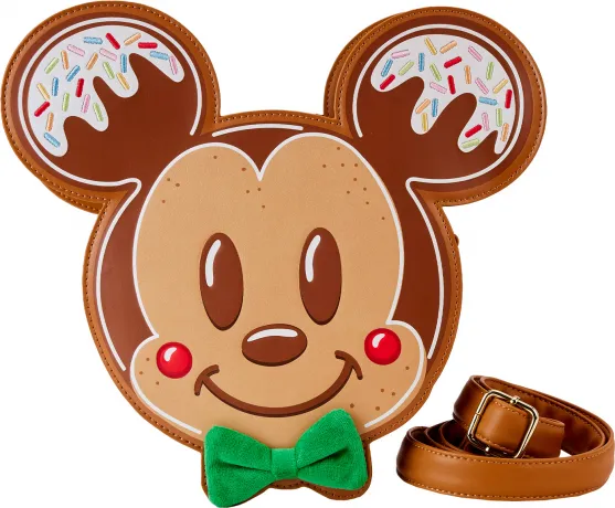 Sac à bandoulière Mickey &amp; Minnie en pain d&#039;épices Loungefly