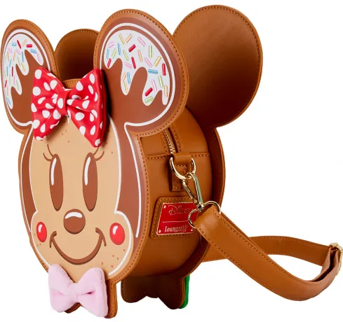 Sac à bandoulière Mickey &amp; Minnie en pain d&#039;épices Loungefly