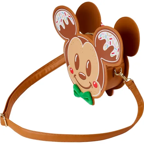 Sac à bandoulière Mickey &amp; Minnie en pain d&#039;épices Loungefly