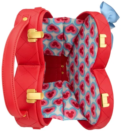 Sac à bandoulière Mickey &amp; Minnie Mouse Cœur Macy&#039;s Loungefly