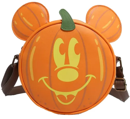Sac à bandoulière Mickey Mouse Citrouille Glow Loungefly