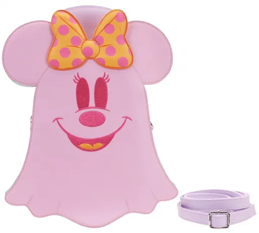 Sac à bandoulière Mickey et Minnie Mouse Fantôme Pastel Glow Loungefly