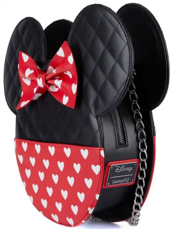Sac à bandoulière Mickey et Minnie Mouse Saint-Valentin Loungefly
