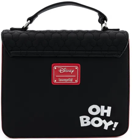 Sac à bandoulière Mickey Mouse &quot;Oh Boy!&quot; Matelassé Loungefly