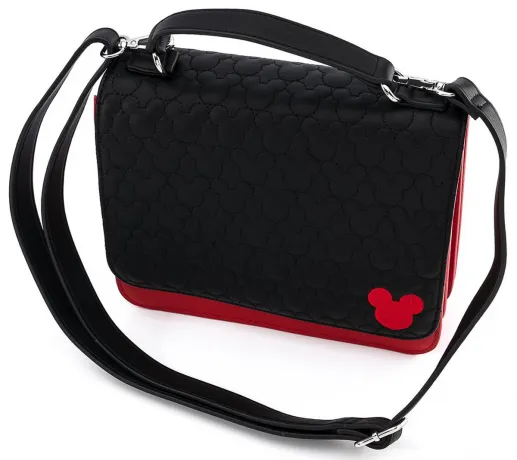 Sac à bandoulière Mickey Mouse &quot;Oh Boy!&quot; Matelassé Loungefly
