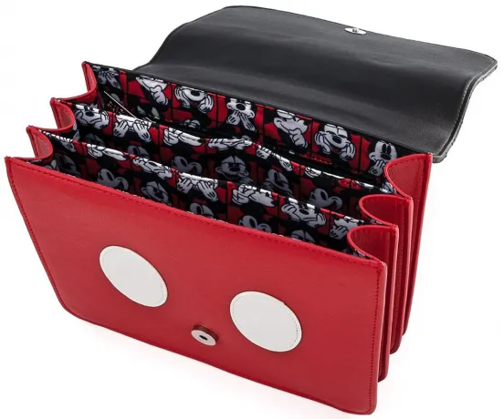 Sac à bandoulière Mickey Mouse &quot;Oh Boy!&quot; Matelassé Loungefly