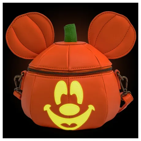 Sac à bandoulière Mickey-O-Lantern Glow Loungefly