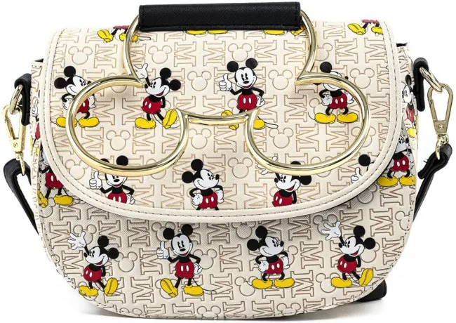 Sac à bandoulière Mickey qui pose Impression Intégrale Loungefly