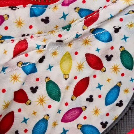 Sac à bandoulière Mickey &amp; ses Amis Décorations lumineuses de Noël Light Up Loungefly