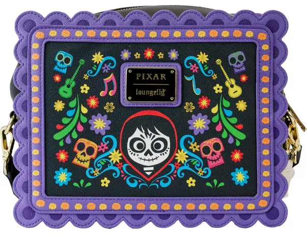 Sac à bandoulière Miguel Calavera Tête de mort Floral Loungefly