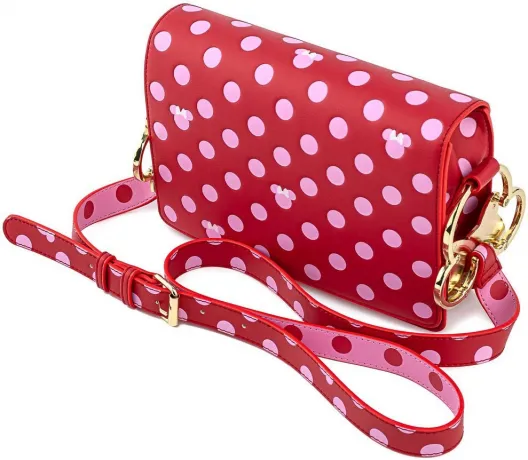Sac à bandoulière Minnie Mouse à Pois Rose Loungefly