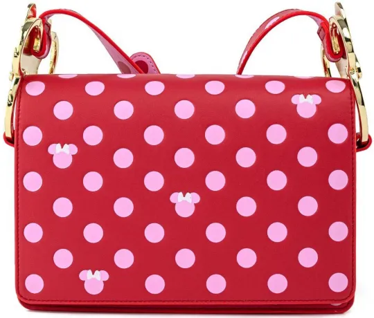 Sac à bandoulière Minnie Mouse à Pois Rose Loungefly