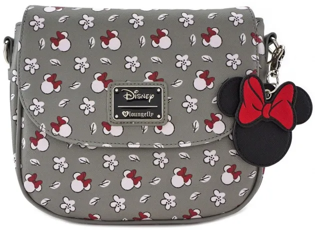 Sac à bandoulière Minnie Mouse avec des Fleurs en Impression Intégrale Loungefly
