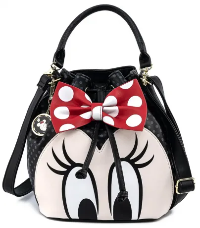 Sac à bandoulière Minnie Mouse Bow Loungefly