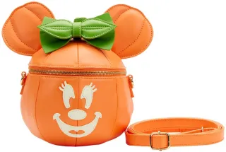 Sac à bandoulière Minnie Mouse Citrouille Glow Cosplay Loungefly