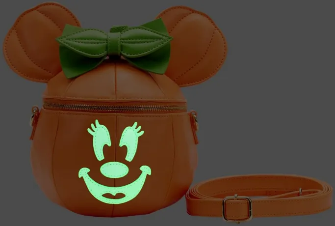 Sac à bandoulière Minnie Mouse Citrouille Glow Cosplay Loungefly