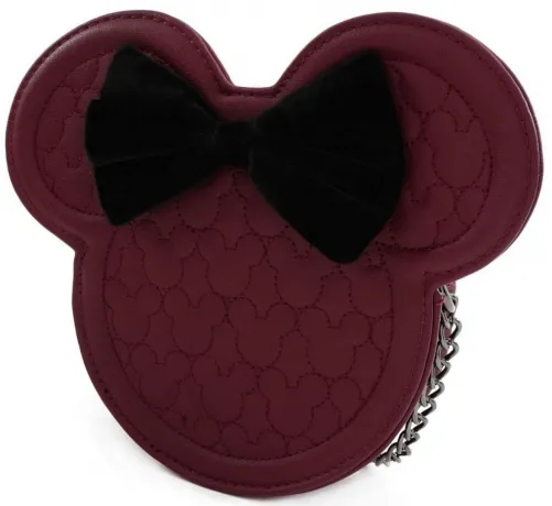 Sac à bandoulière Minnie Mouse Marron Matelassé Loungefly