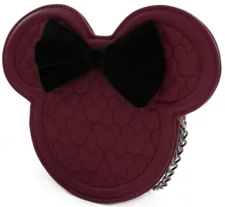 Sac à bandoulière Minnie Mouse Marron Matelassé Loungefly