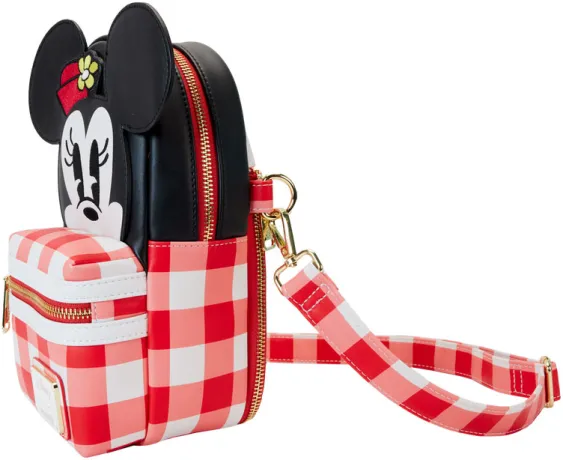 Sac à bandoulière Minnie Mouse Couverture de pique-nique Porte-gobelet Loungefly