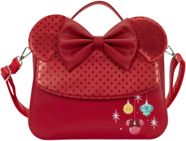 Sac à bandoulière Minnie Mouse Décoration Noël Loungefly