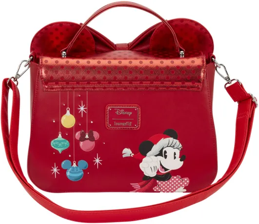 Sac à bandoulière Minnie Mouse Décoration Noël Loungefly