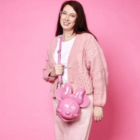 Sac à bandoulière Disney 100 Minnie Mouse Figural Pailletée Loungefly