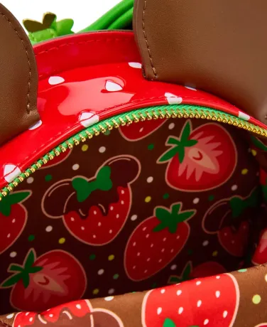 Sac à bandoulière Minnie Mouse Fraise Chocolat Parfumé Loungefly