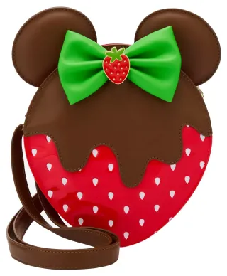 Sac à bandoulière Minnie Mouse Fraise Chocolat Parfumé Loungefly