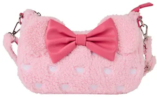 Sac à bandoulière Minnie Mouse Fraise Peluche Loungefly