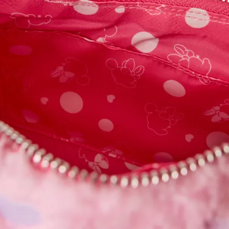 Sac à bandoulière Minnie Mouse Fraise Peluche Loungefly