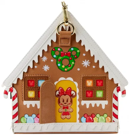 Sac à bandoulière Minnie Mouse Maison de Pain d&#039;épices Loungefly