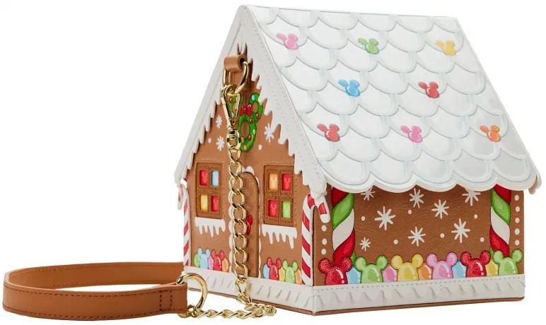 Sac à bandoulière Minnie Mouse Maison de Pain d&#039;épices Loungefly