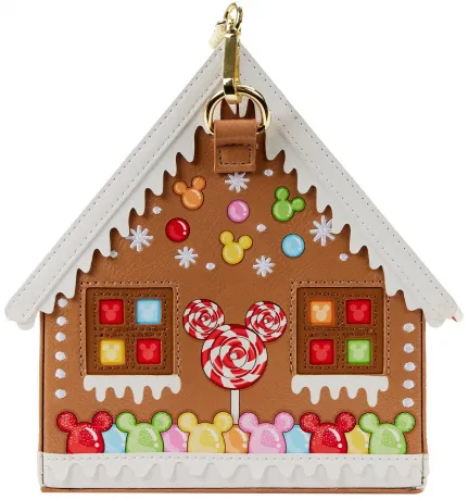 Sac à bandoulière Minnie Mouse Maison de Pain d&#039;épices Loungefly